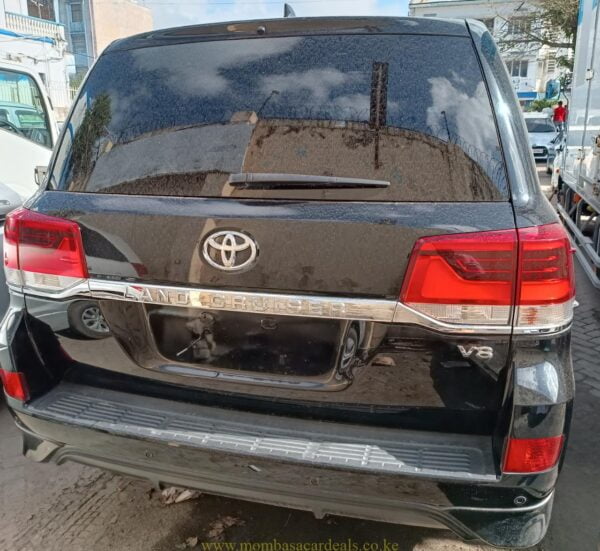 Black Toyota Land Cruiser V8 for sale in Mombasa.