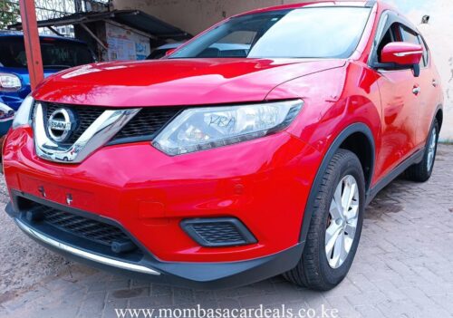 Red Nissan X-trail for sale in Mombasa. Mombasa Car Deals Ltd.
